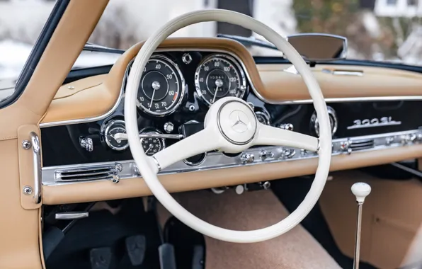 Картинка Mercedes-Benz, 300SL, Mercedes-Benz 300 SL, Gullwing, torpedo