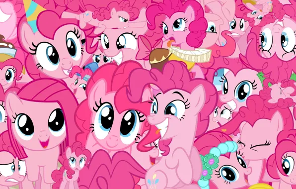 Розовый, My Little Pony, Пони, Pinkie Pie, Мульфтфильм