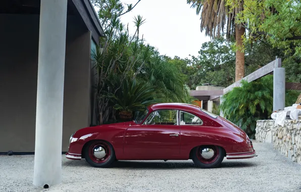 Porsche, 356, 1951, side view, Porsche 356 1300 Coupe