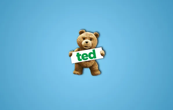 Фильм, надпись, медведь, TED