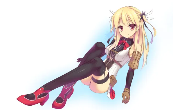 Girl, sexy, lingerie, ass, pantsu, panties, thighhighs, long hair