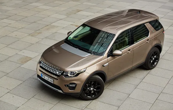 Land Rover, Discovery, вид сверху, Sport, HSE, Black Design Pack