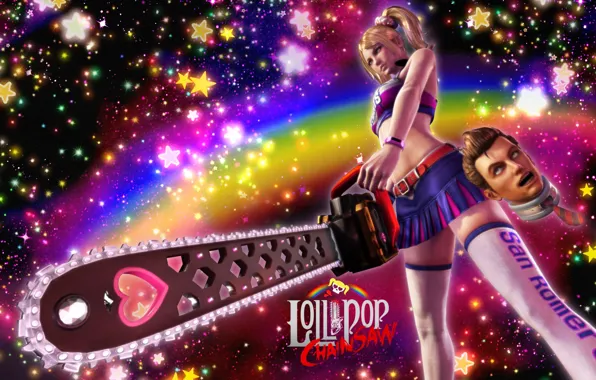 Бензопила, Lollipop Chainsaw, Джульетта Старлинг, Ник, Grasshopper Manufacture