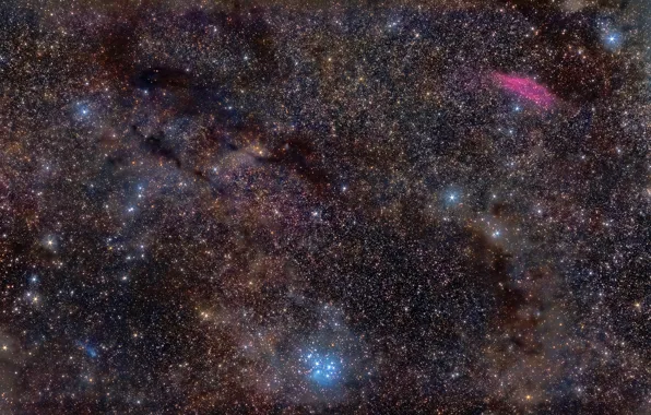 Картинка космос, звезды, California Nebula, Pleiades