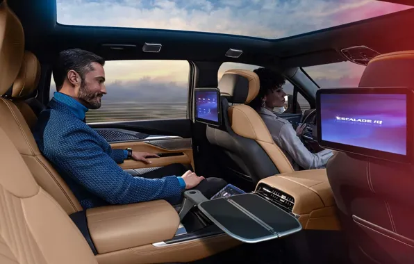 Cadillac, Escalade, качество, отделка, электромобиль, пассажир, electric car, электрический кроссовер