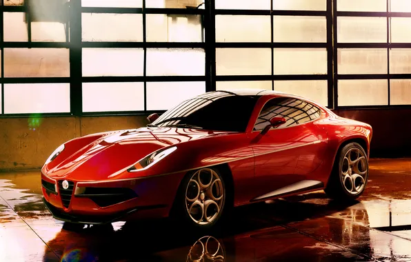 Картинка машина, Concept, концепт, красивый, Touring, Disco Volante, SuperLeggera