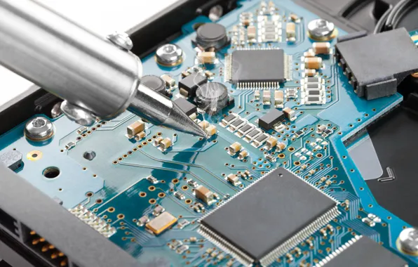Hard drive, repair, welding machine