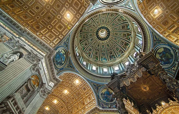 Фото, цвет, архитектура, michelangelo`s dome, lesogard