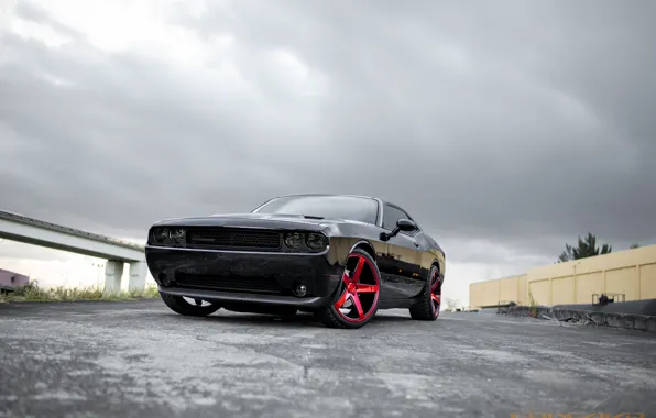 Dodge, Challenger, Red, Face, Lollipop, Gloss, on, 22 CW5