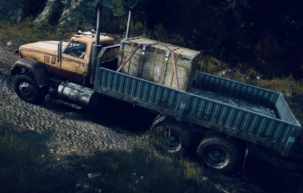 HDR, Truck, Game, Rocks, Michigan, Mud, UHD, Xbox One X