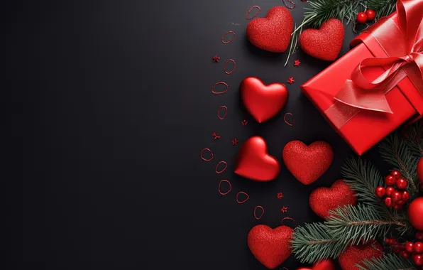 Картинка любовь, подарок, романтика, сердце, love, happy, День святого Валентина, romantic