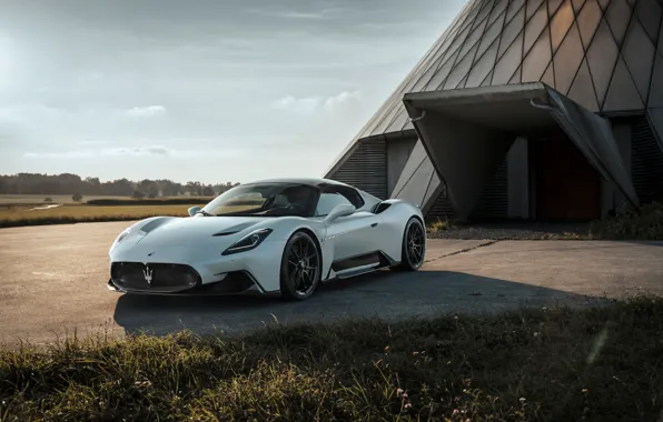 Maserati, White, Road, Novitec, Maserati MC20 Coupe, MC20 Coupe