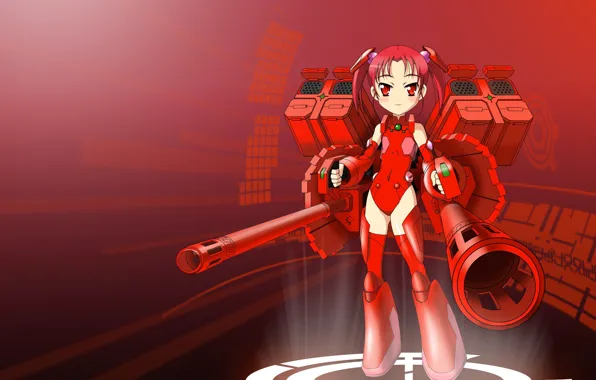 Red, game, mecha, anime, queen, asian, manga, japanese
