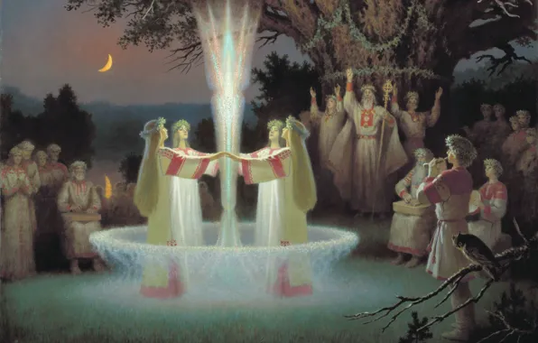 Праздник, 2003, славянский, мистерия, Ночь на Ивана Купалу, Борис Михайлович Ольшанский