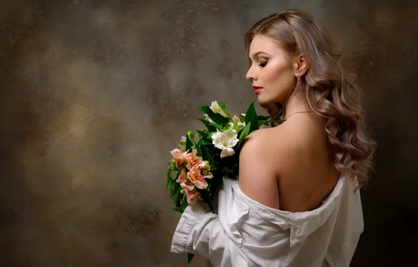 Девушка, милая, модель, Обои, Портрет, шатенка, красивая, Sexy
