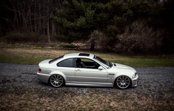 Картинка бмв, купе, BMW, E46, stance works