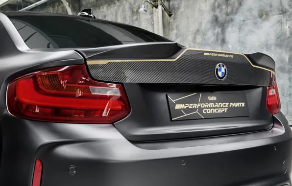 Картинка BMW, 2018, задняя часть, F87, M2, M2 M Performance Parts Concept