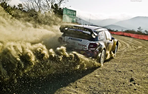 Картинка car, пыль, грязь, 2012, rally, ралли, wrc, citroen
