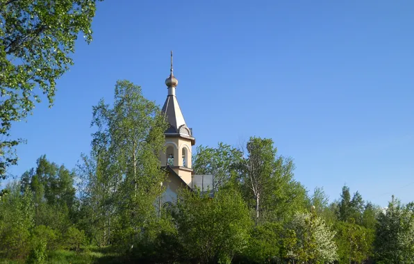 Весна, часовня, Петрозаводск