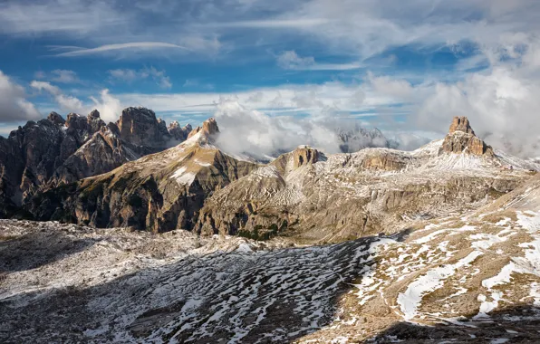 Mountains, alps, dolomites