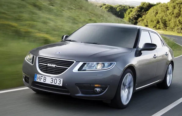 Дорога, Saab, седан, 9-5
