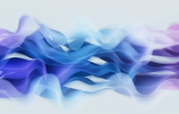 Картинка абстракция, Волны, abstract, digital art, цифровое искусство, Waves, плавные линии, Fluid lines