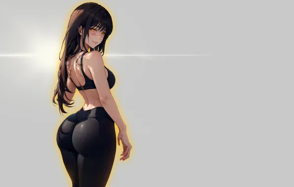 Girl, hot, sexy, ass, anime, pretty, butt, babe