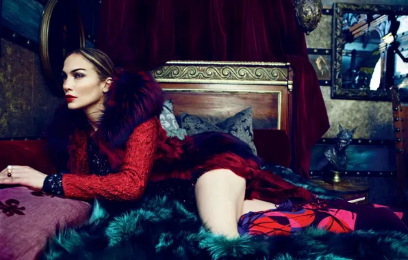 Картинка лежит, певица, Jennifer Lopez