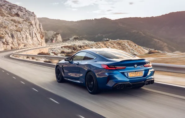 Скорость, BMW, Coupe, Competition, UK-Spec, 2019, BMW M8, F92