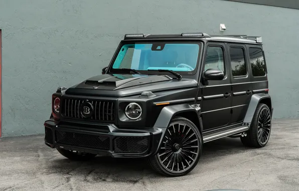 Mercedes, Brabus, AMG, Black, Mercedes - Benz, G63, G63 AMG, Gelendewagen