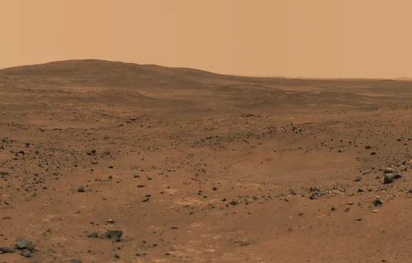 Картинка небо, поверхность, природа, пустыня, Марс, Mars, Husband Hill, Spirit rover