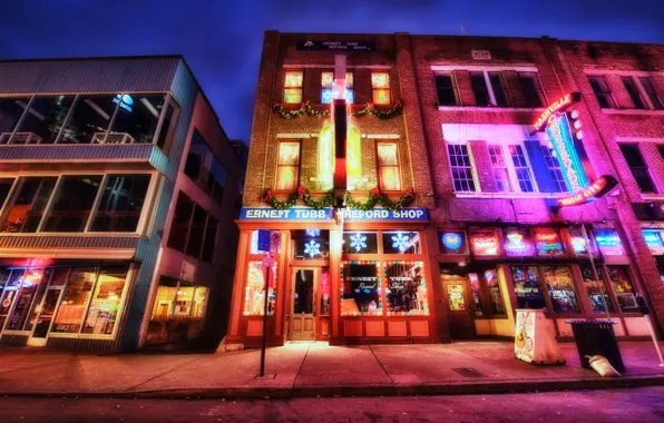 Картинка city, город, USA, Tennessee, Nashville