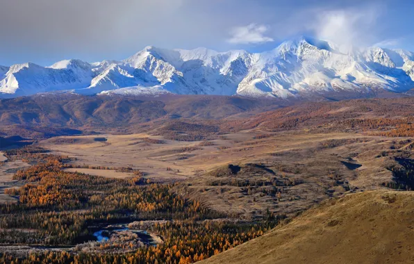 Картинка осень, горы, Алтай