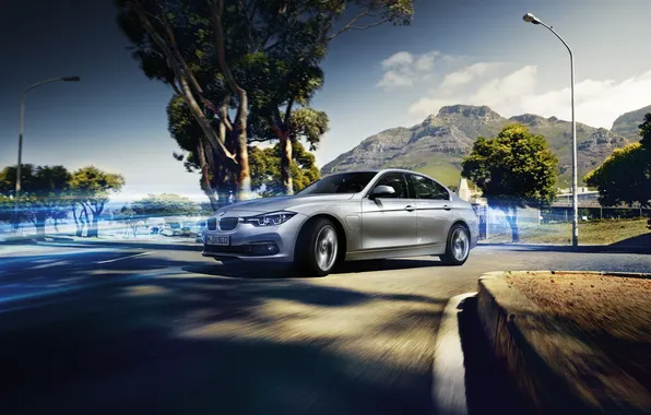 Картинка бмв, BMW, седан, Hybrid, F30, Sedan, 2015, 330e