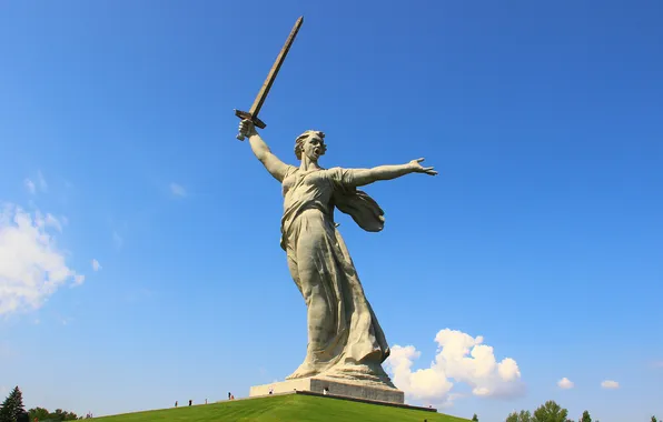 Скульптура, Память, Волгоград, Volgograd, Мамаев курган, Mamayev Kurgan, Родина-мать зовет, The Motherland Calls