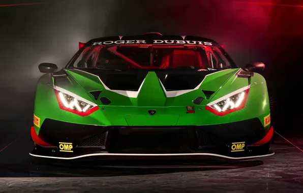 Картинка спорткар, вид спереди, Lamborghini Huracan, 2022, GT3 Evo2