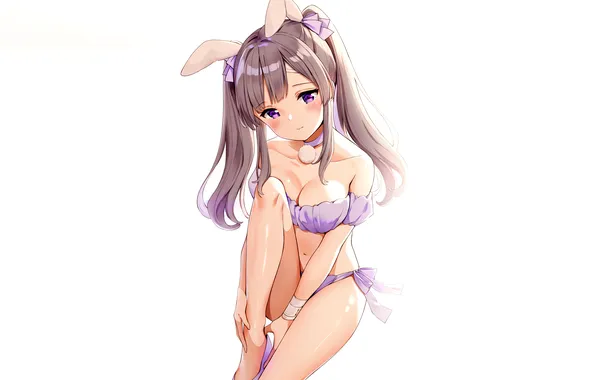 Girl, sexy, lingerie, pantsu, bra, cleavage, panties, long hair