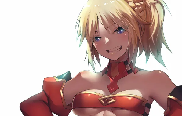 Девушка, Взгляд, Улыбка, Fate / Grand Order, Судьба великая кампания