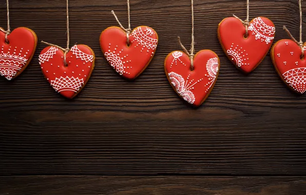 Картинка любовь, романтика, сердечки, red, love, romantic, hearts, Valentine's Day