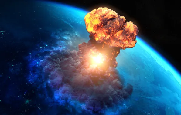 Planet, meteorite, contact