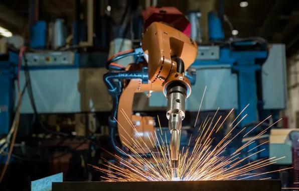 Precision, sparks, Robotic welding