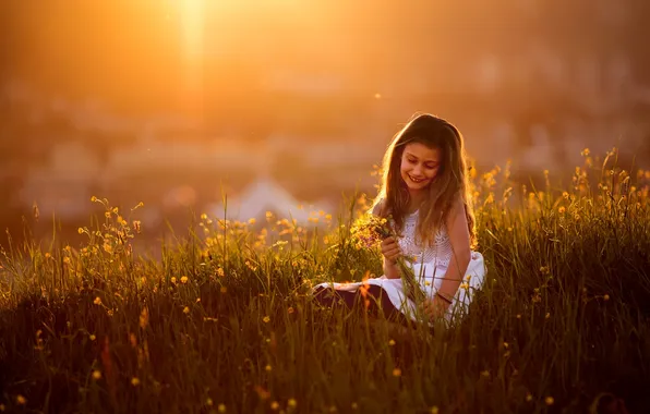 Лето, свет, девочка