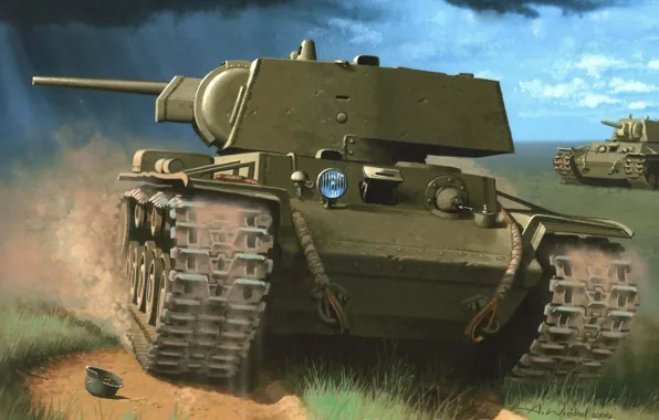 Картинка танк, просто, тяжелый, советский, КВ-1, Клим Ворошилов, называется, Обычно