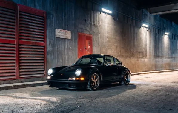 Картинка car, 911, Porsche, 964, headlights, Theon Design Porsche 911