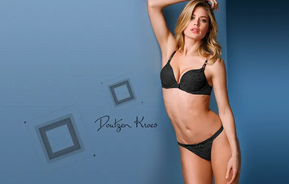 Девушка, Doutzen Kroes, блондинка, Даутцен Крёз