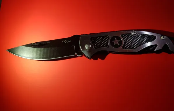 Dark, wallpaper, red, black, knife, shine, sharp