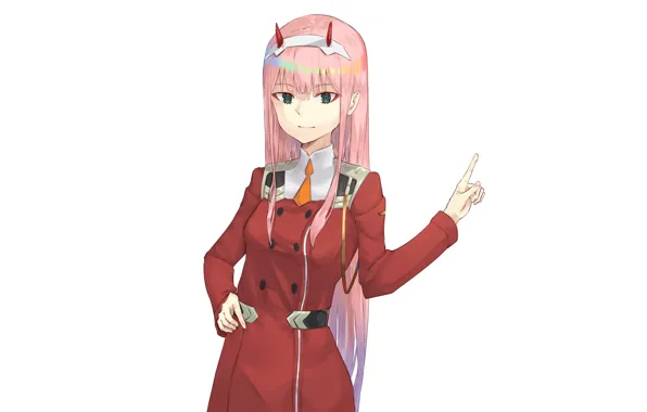 Девушка, 002, Darling In The Frankxx, Милый во Франксе, Zero Two