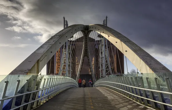 Манчестер, Salford Quays, Lowry Bridge