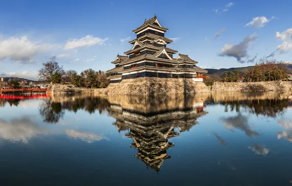 Замок Мацумото, Matsumoto Castle, старинный японский замок