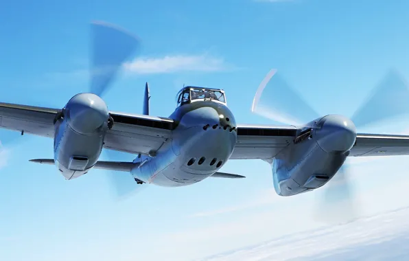 RAF, Вторая Мировая Война, Ночной истребитель, Mosquito, de Havilland Aircraft Company, de Havilland DH.98 Mosquito